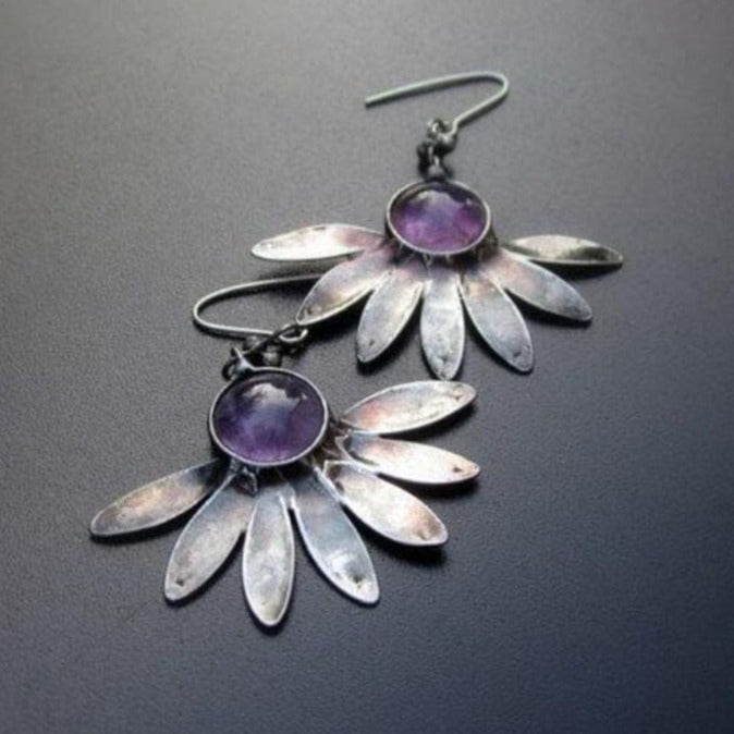 Boho Botanical Floral Handmade Earrings