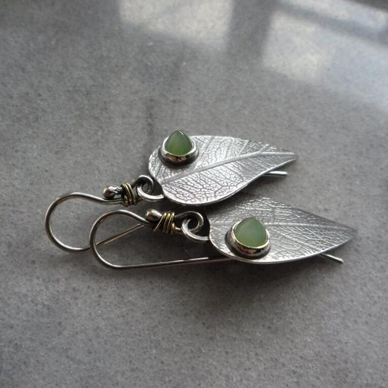 Alloy leaf-shaped Handmade Earrings