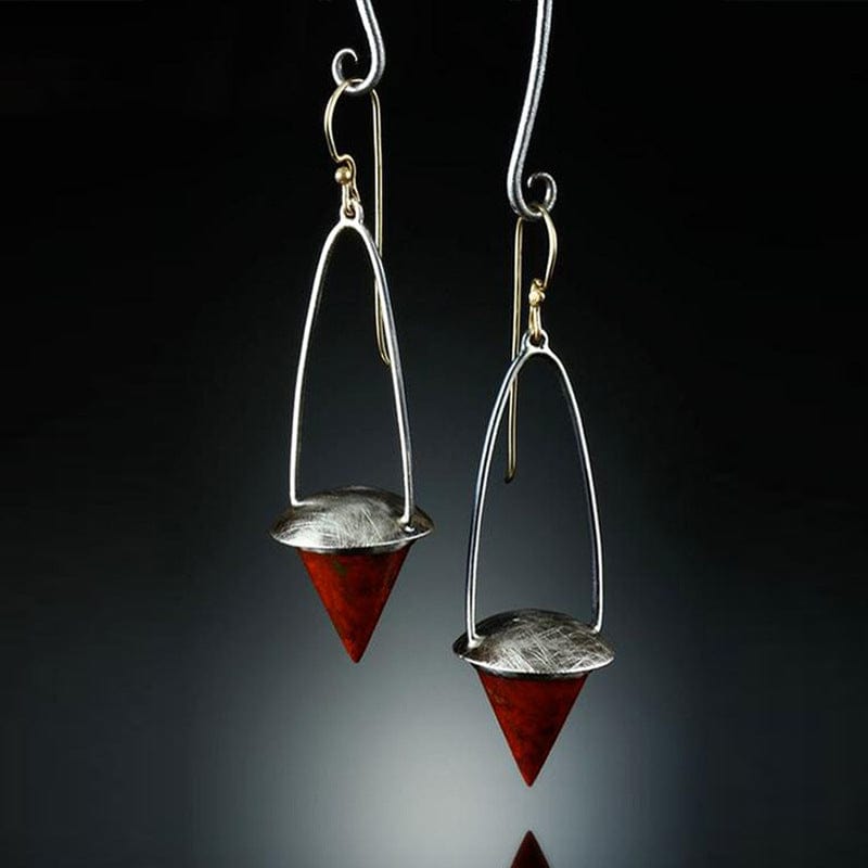 Fashion personality top drop earrings