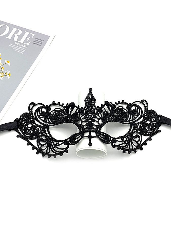 Halloween Dark Lace Mask