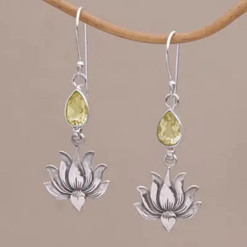 Lotus Design Elegant Earrings