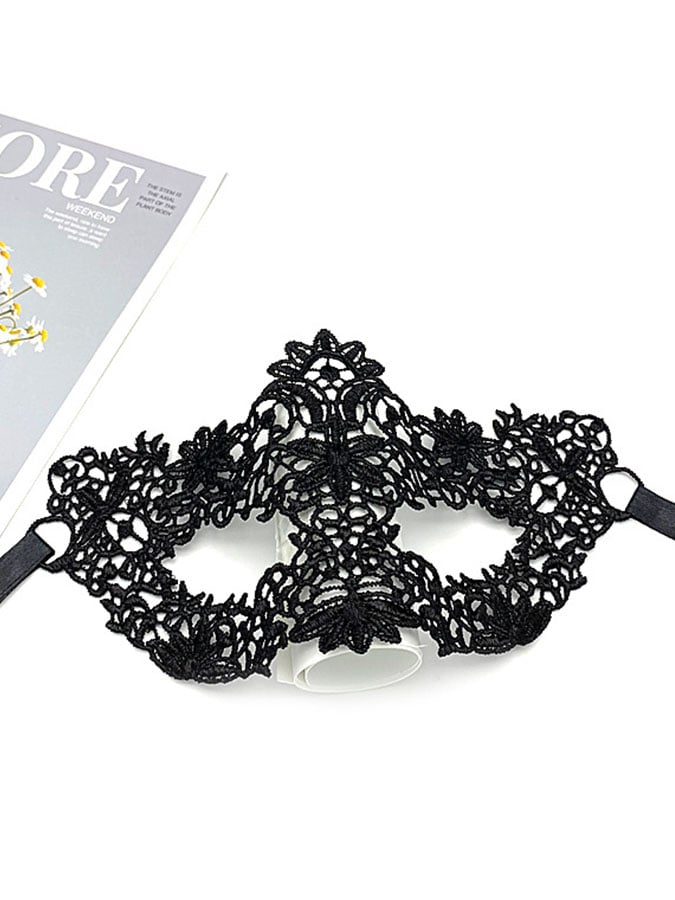 Halloween Dark Lace Mask