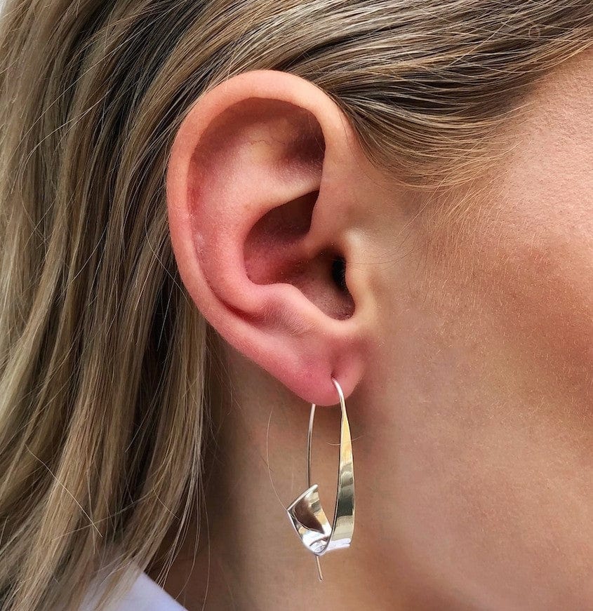 Retro Exaggerated Geometric Large Hoop Earrings