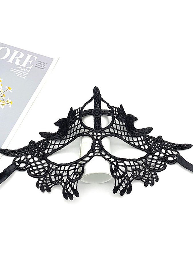 Halloween Dark Lace Mask