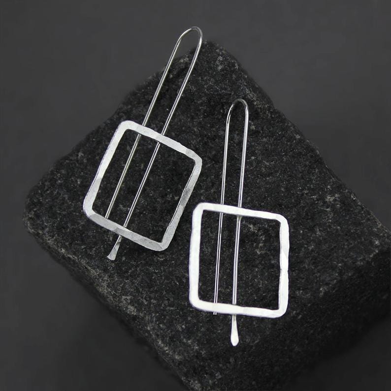 Vintage Square Earrings