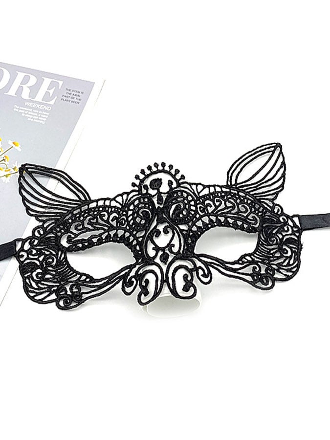 Halloween Dark Lace Mask