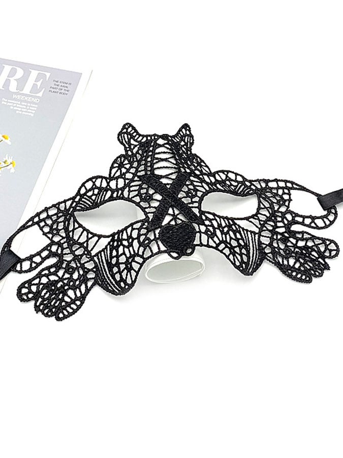 Halloween Dark Lace Mask