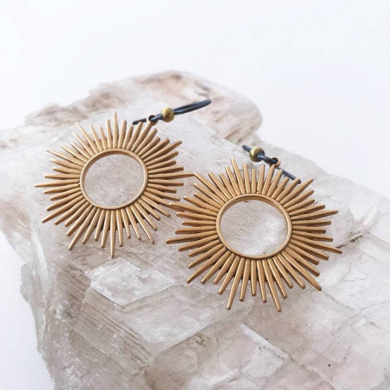 Sun Fashion Gear Earrings