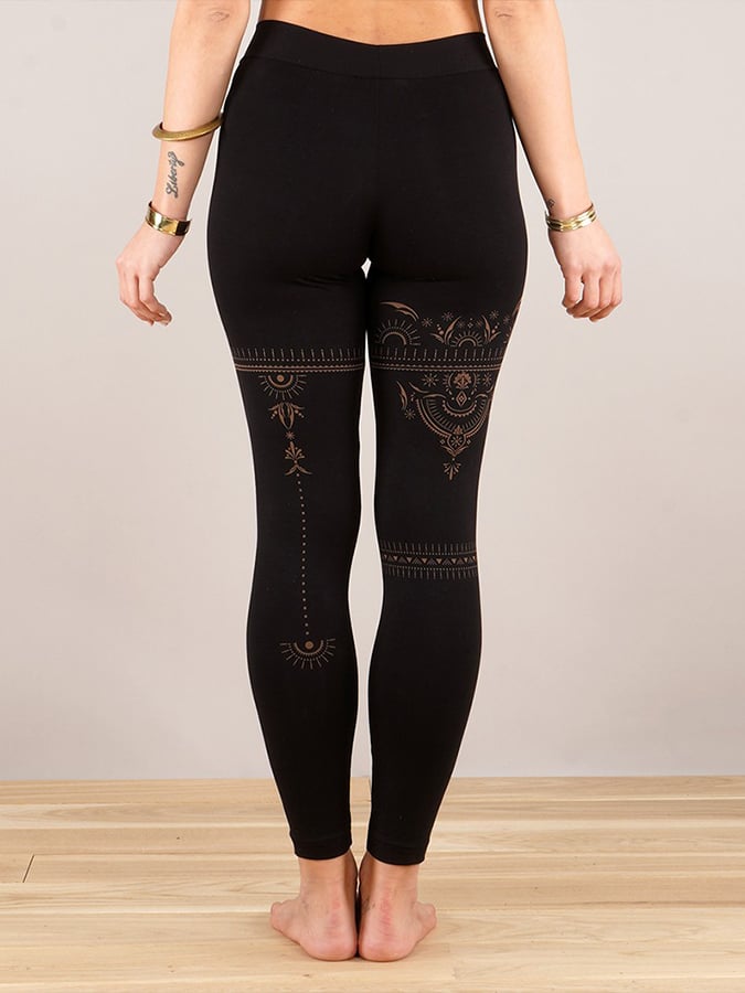 Women's tribal totem print leggings