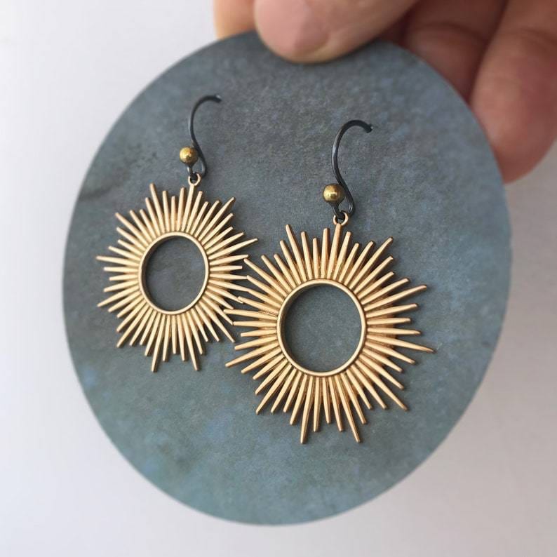 Sun Fashion Gear Earrings