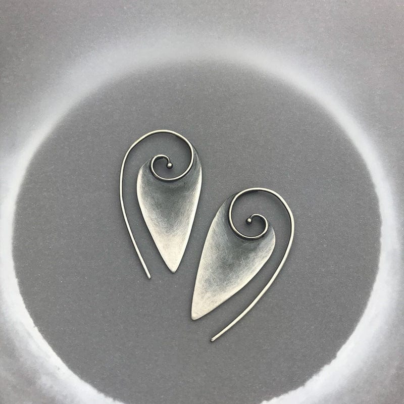 Personalized Spiral Earrings