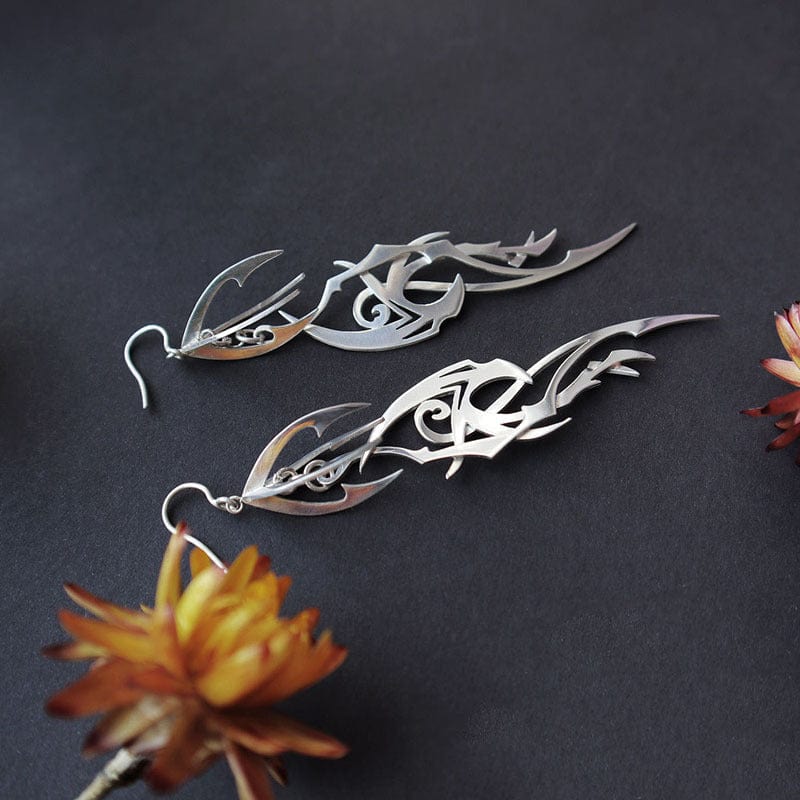 Concept vintage abstract Handmade  Earrings For Women