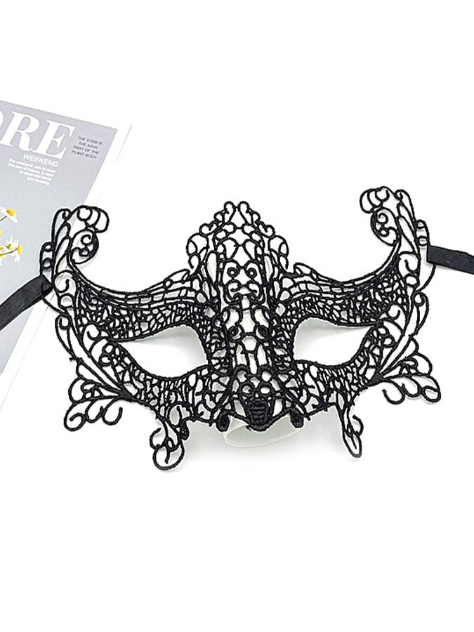 Halloween Dark Lace Mask