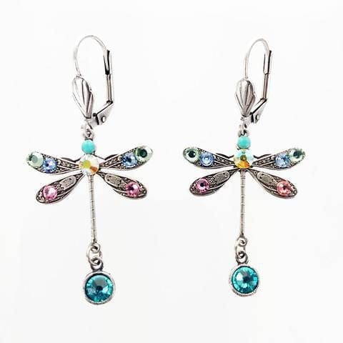 Elegant Personalized Carved Dragonfly Handmade  Earrings For Women