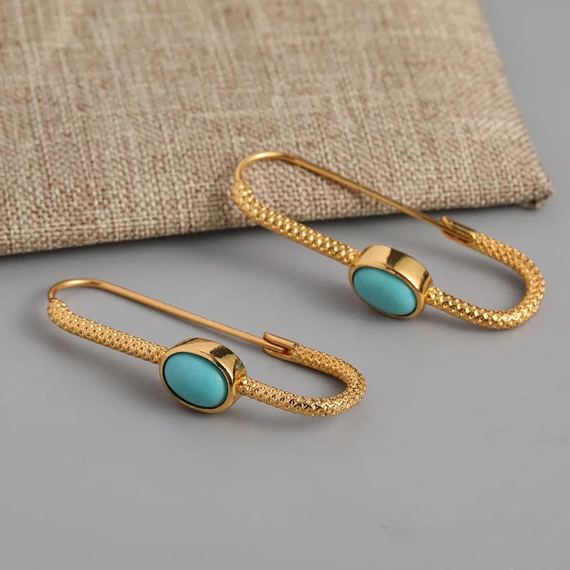 Gorgeous Turquoise Beaded Earrings