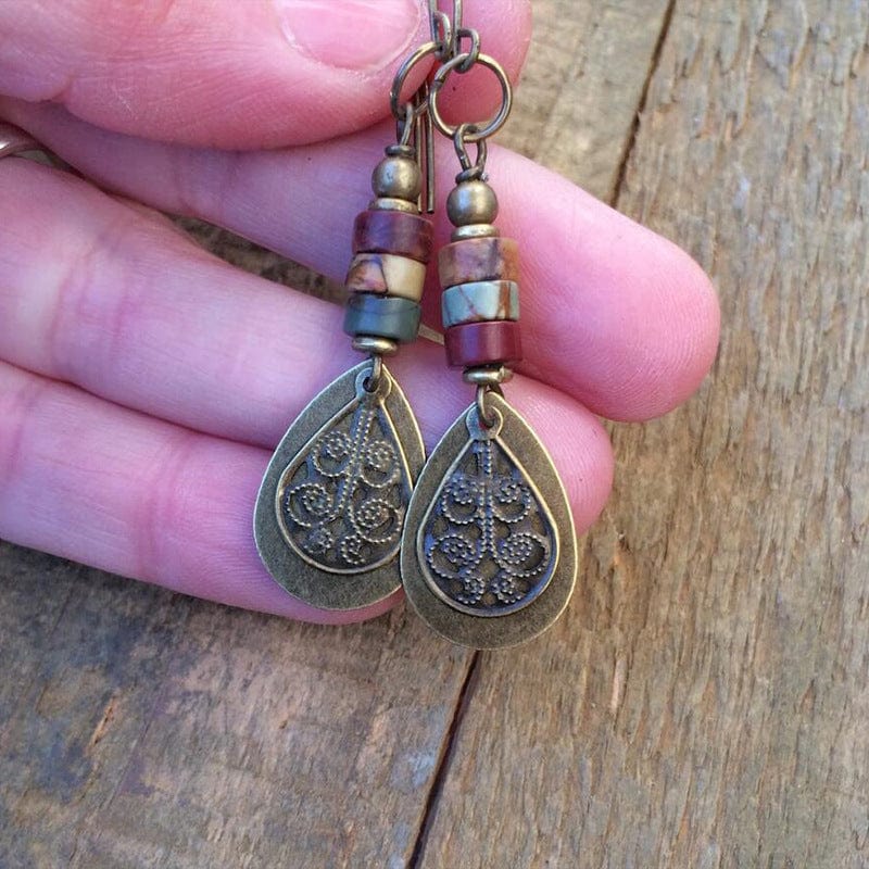 Creative Aged Drop Earrings