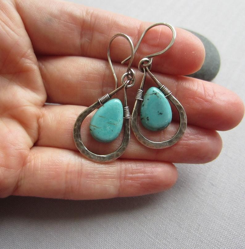 Hand Wound Wire Vintage Creative Whack Earrings