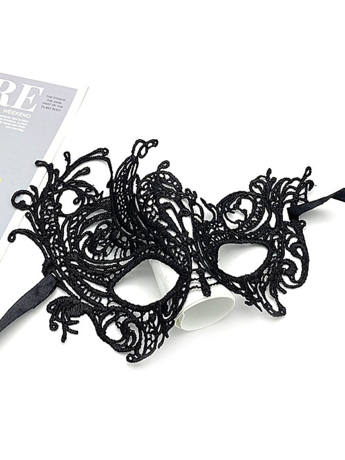 Halloween Dark Lace Mask