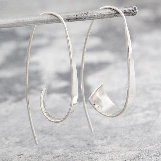 Retro Exaggerated Geometric Large Hoop Earrings