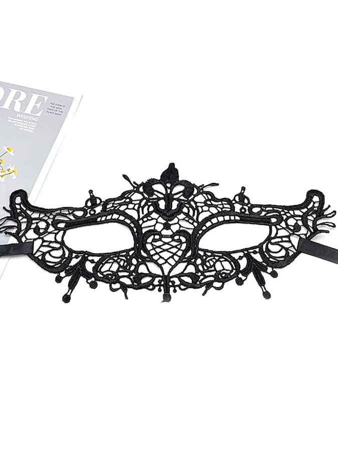 Halloween Dark Lace Mask