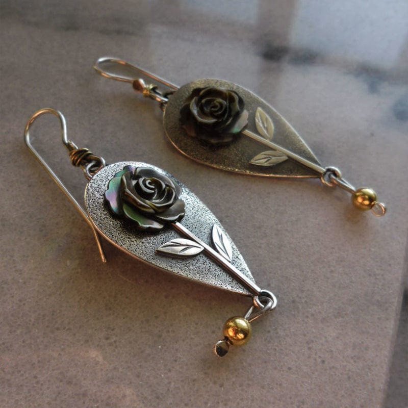 Rose Flower Earrings