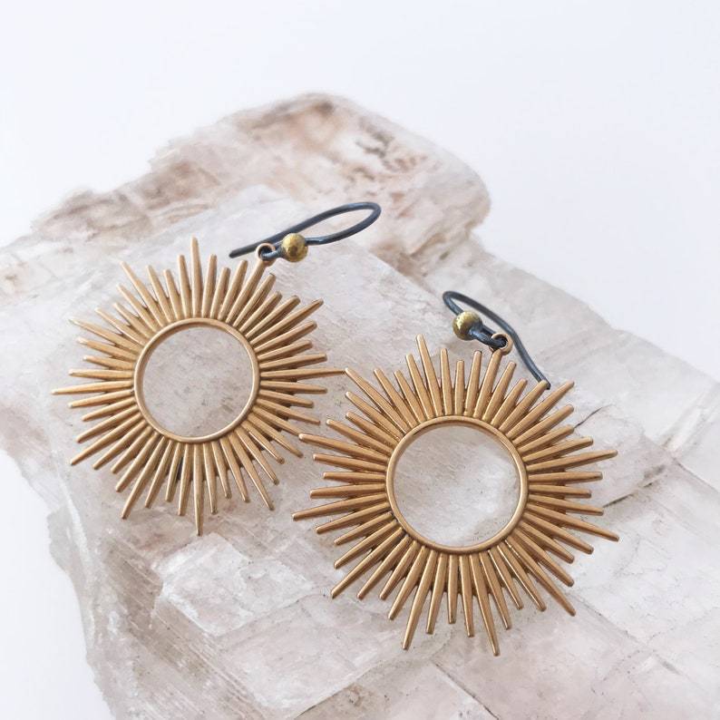 Sun Fashion Gear Earrings