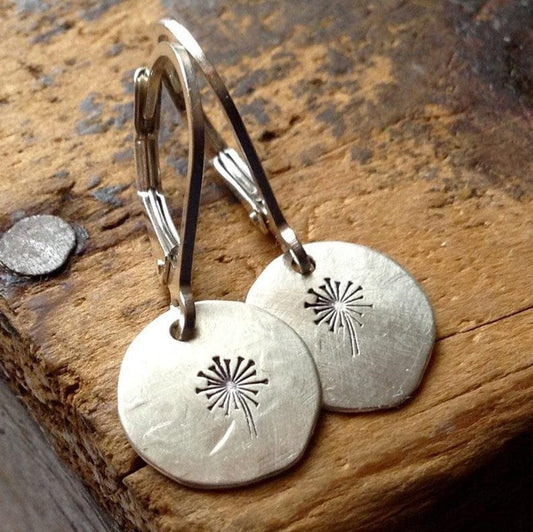 Vintage Dandelion Earrings