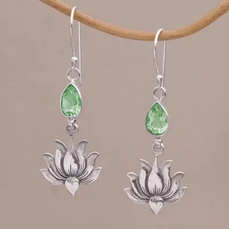 Lotus Design Elegant Earrings