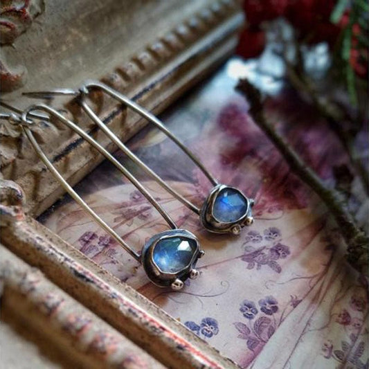 Elegant water drop stone creative Handmade  Earrings For Women