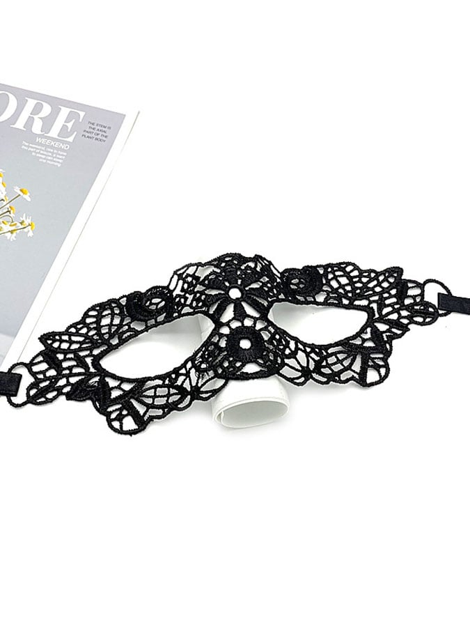 Halloween Dark Lace Mask