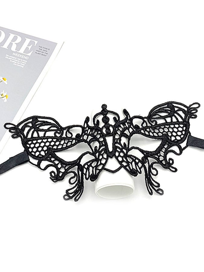 Halloween Dark Lace Mask