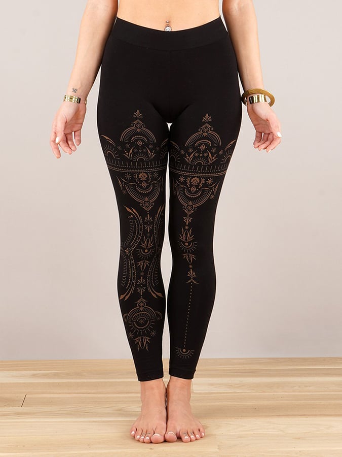 Women's tribal totem print leggings