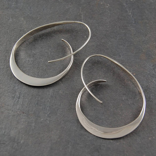 Fashion Spiral Large Hoop Earrings