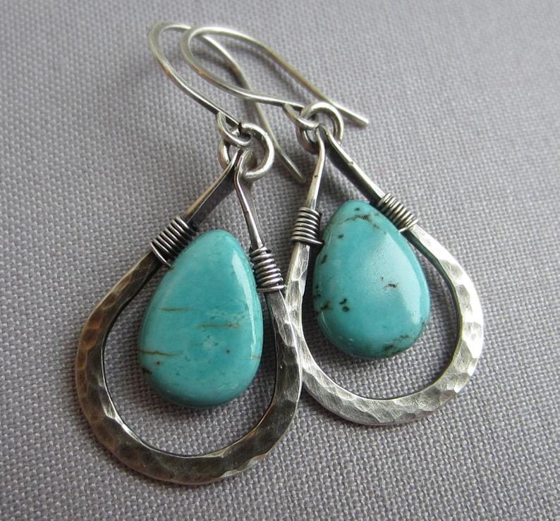 Hand Wound Wire Vintage Creative Whack Earrings