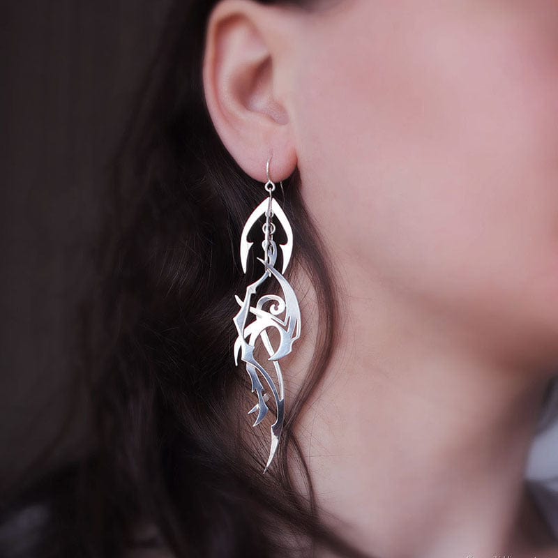 Concept vintage abstract Handmade  Earrings For Women