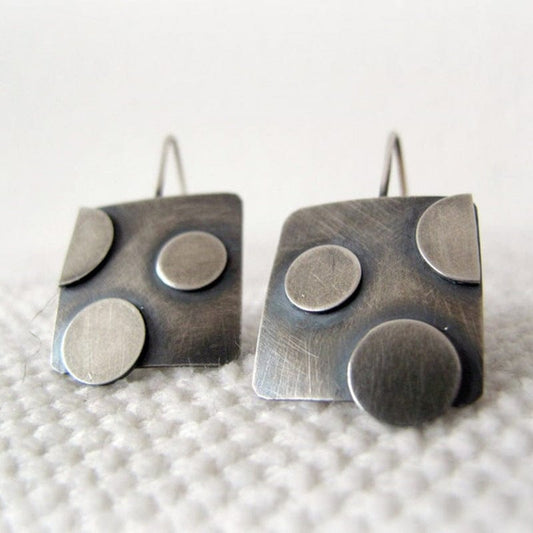 Vintage Geometric Fashion Dangle Earrings