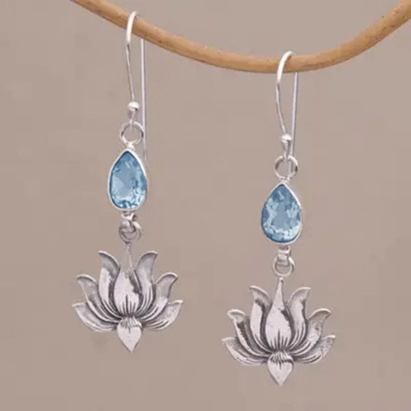 Lotus Design Elegant Earrings