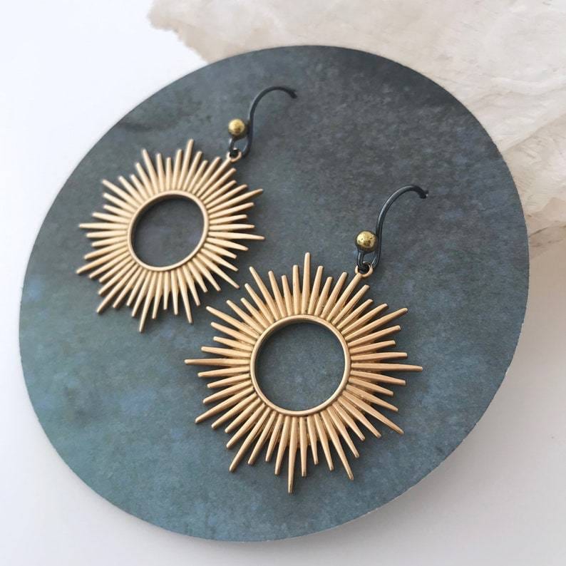 Sun Fashion Gear Earrings