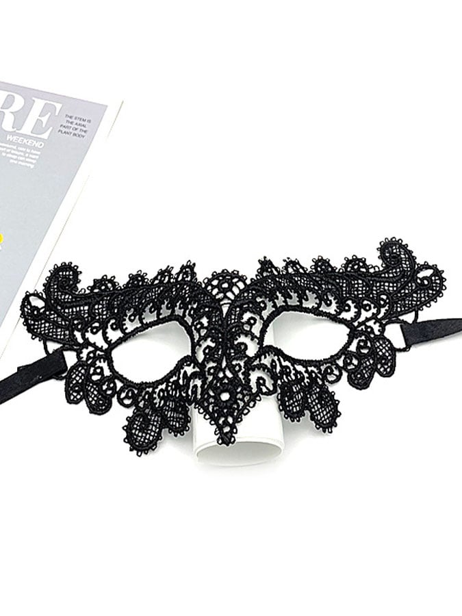 Halloween Dark Lace Mask