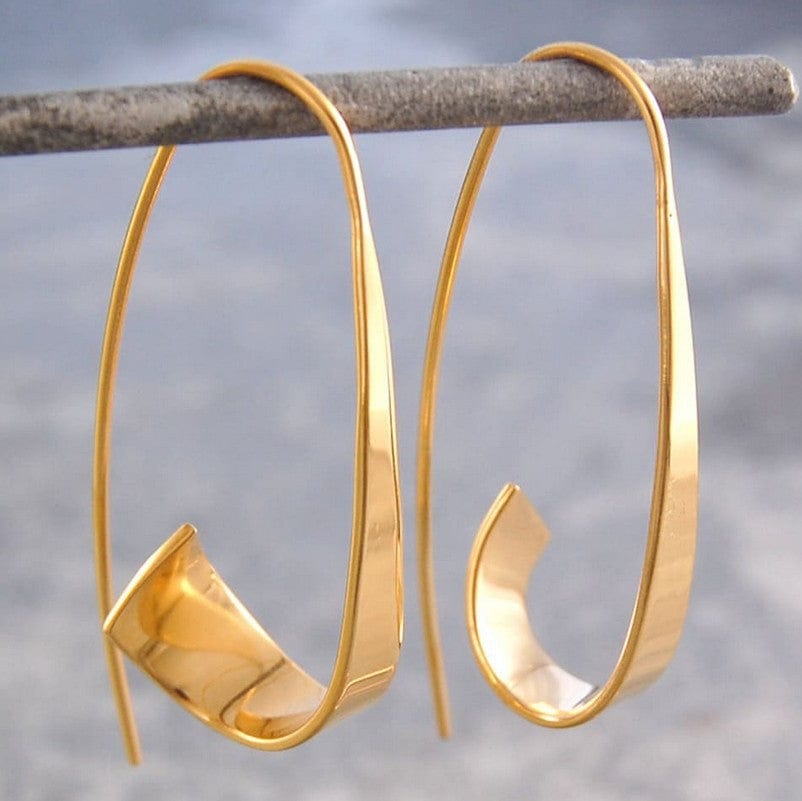 Retro Exaggerated Geometric Large Hoop Earrings