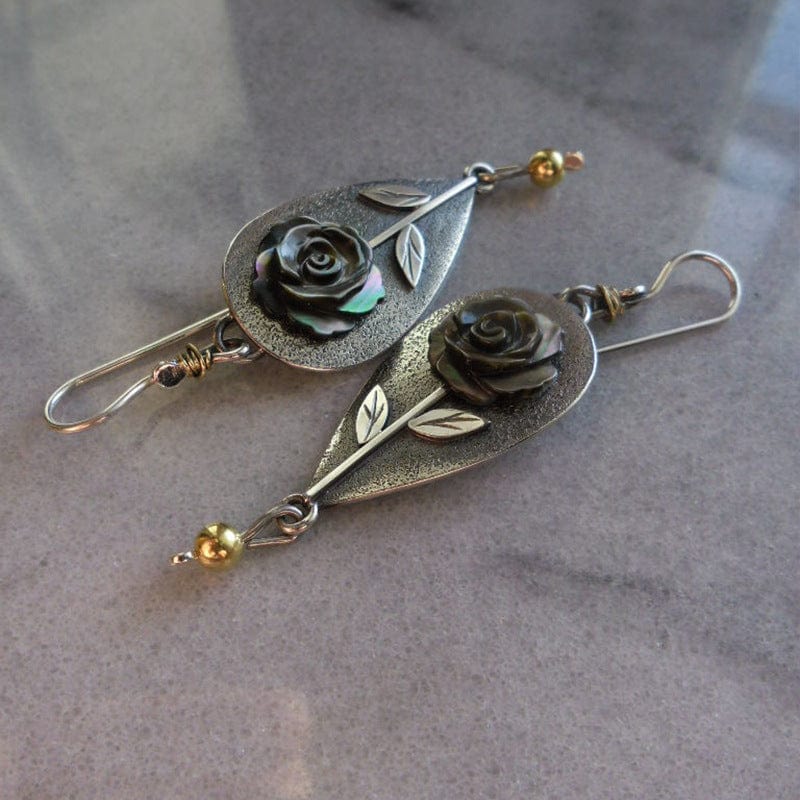 Rose Flower Earrings